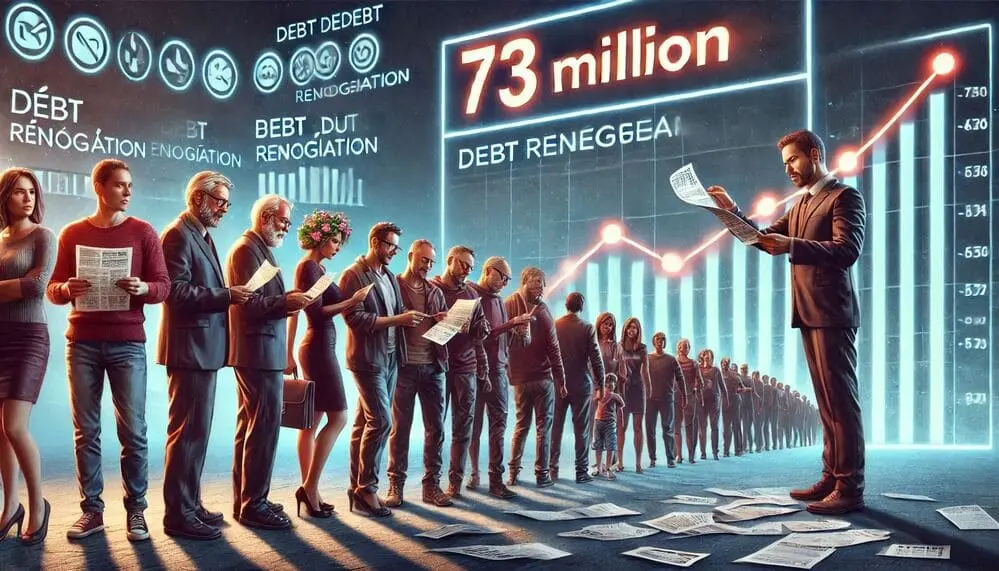 Recorde de Endividados no Brasil: 73 Milhões em Dificuldades Financeiras Segundo Serasa